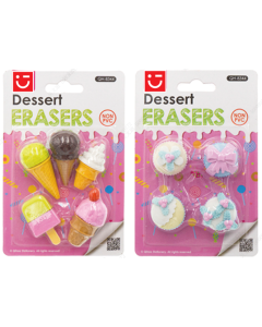 3D Eraser Collection Delicious Dessert (A) (2 Assorted Models)-Multi-One Size