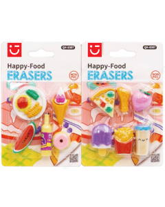 3D Eraser Collection Happy Meal (B) (2 Assorted Models)-Multi-One Size