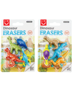 3D Eraser Collection Dinasour World (2 Assorted Models)-Multi-One Size