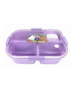 We Bare Bears Collection Dessert Series Lunch Box (1600mL)-Purple