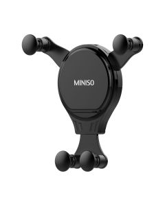 Gravity Car Phone Holder-Black-One Size