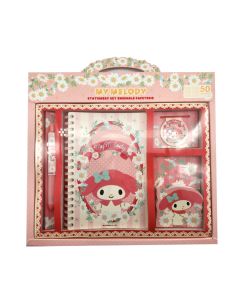 Sanrio characters Collection Diary Set (My Melody)-Pink-One Size