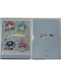 Sanrio characters Collection Gold-Stamping Hardcover Book (80 Sheets)PDQ-Blue-One Size