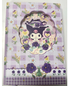 Sanrio characters Collection 36K Hollowed Hardcover Book (Kuromi, 96 Sheets)PDQ-Purple-One Size