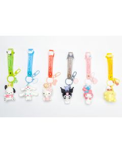 Sanrio characters Trips Keychain (1Pc)-Multi-One Size