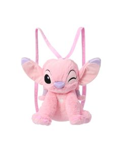 Disney Collection Plush Backpack Angel-Pink 