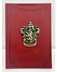 Harry Potter A5 PU Embossment Hardcover Book (96 Sheets) (Gryffindor)-Red-One Size