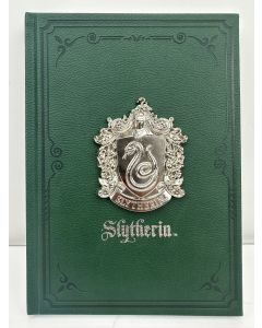 Harry Potter A5 PU Embossment Hardcover Book (96 Sheets) (Slytherin)-Green-One Size