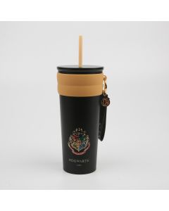 Harry Potter Stainless Steel Tumbler with Straw 800mL-Black