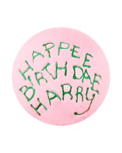 Harry Potter 16in. Round Pillow (Hagrid's Cake)-Pink-One Size