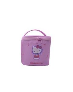 Sanrio characters Embroidery Cosmetics Bag (Hello Kitty)-Pink-One Size