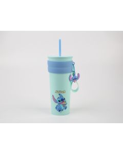 Disney Lilo & Stitch Collection Stainless Steel Tumber Pendant&Straw800mL Stitch-Blue-One Size