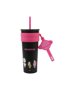 BT21 Collection Stainless Steel Tumber with Pendant and Straw 800mL