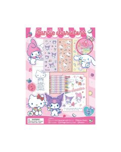 Sanrio characters Dessert Collection DIY Drawing Set (PDQ)-Pink-One Size