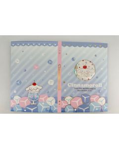 Sanrio characters Colorful Summer Collection 36K Shaking Hardcover (Cinnamoroll)-Blue-One Size