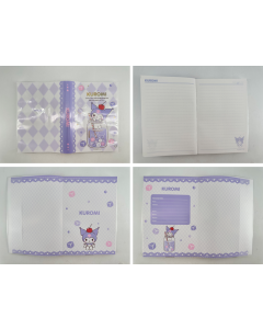 Sanrio characters Colorful Summer Collection A5 Book w/ Cover 104 Sheets(Kuromi)-Purple-One Size