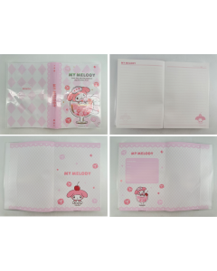 Sanrio characters Colorful Summer Collection A5 Book with Cover (My Melody)-Pink-One Size