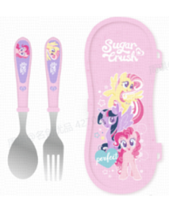 My Little Pony Sugar Crush Collection Fork & Spoon-Pink-One Size