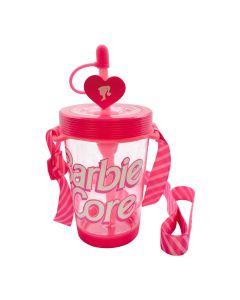 Barbie Pink Collection Water Bottle with Strap 535mL