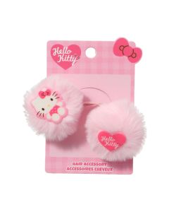 Sanrio characters Pink Collection Pom-Pom Hair Tie (Hello Kitty)