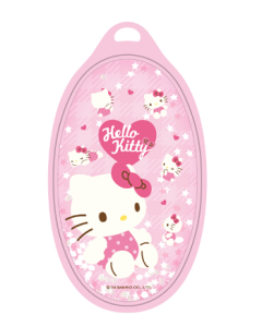 Sanrio characters Pink Collection Glitter Massager Brush (Hello Kitty)-Pink-One Size