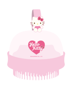 Sanrio characters Pink Collection Massager Shampoo Brush (Hello Kitty)-Pink-One Size