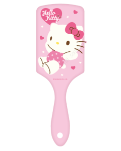 Sanrio characters Pink Collection Cushion Massager Brush (Hello Kitty)-Pink-One Size