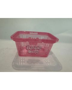 Barbie Pink Collection Mini Basket with Handle-Pink-One Size