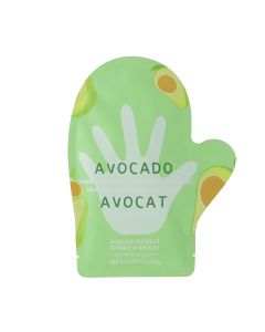 Avocado Nourishing Hand Mask-Green-One Size