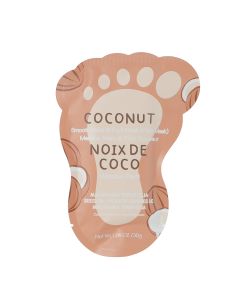 Coconut Nourishing Foot Mask-Brown-One Size