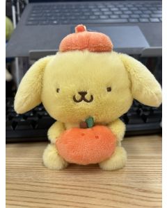 Pompompurin 4in. Hugging Fruit Pendant-Yellow-One Size