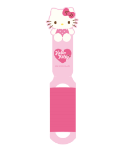 Sanrio characters Pink Collection Rectangle Folding Mirror Brush (Hello Kitty)-Pink-One Size