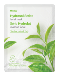 Plant Extract Facial Sheet Mask (Tea Tree)-White-One Size