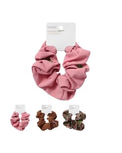 Fashion Series College Hair Scrunchie (1 pc)-Pink-One Size