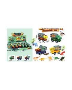 Dinosaur Transport Inertia Vehicle (4 Assorted Models) (PDQ)-Multi-One Size