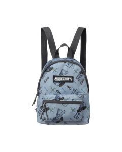 Minecraft Kids' Backpack-Grey-One Size