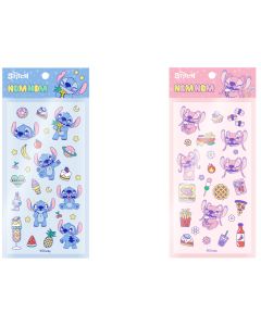 Disney Stitch Dinner Party Collection Puffy Stickers (2 Assorted Models)-Multi-One Size