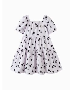 Kids Girl Outdoor Style Woven One-Piece Dress