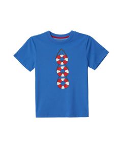 Boy'S T-Shirt Round V-Neck Short-Sleeved T-Shirt