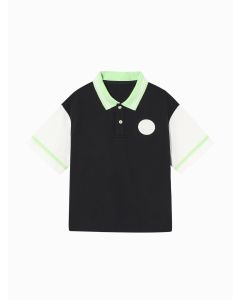 Kids Boy Lapel short-sleeved T-shirt