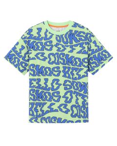 Kids Boy Round v-neck short-sleeved T-shirt