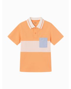 Kids Boy Lapel short-sleeved T-shirt