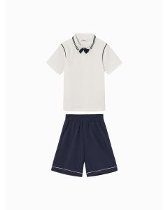 Kids Boy Knit short sleeve suit