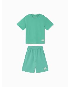 Kids Unisex Knit short sleeve suit