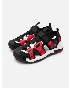 Pre-School Boy Sports Sandals - Black Red - 12Y