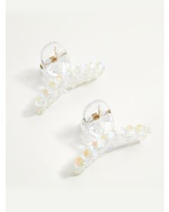 Girl'S Accessories Hair Clip-White Hue-4 - 5 Y