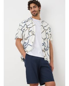 Swirl Print Short Sleeve Shirt