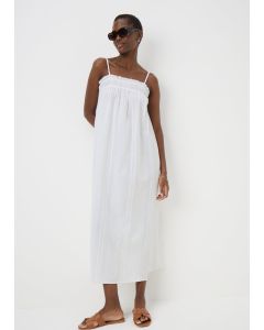 Cotton Trapeze Maxi Dress