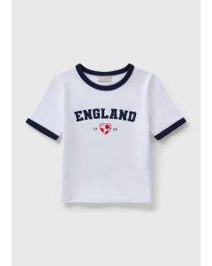 Girls England Ringer T-Shirt