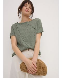 Mixed Textured T-Shirt